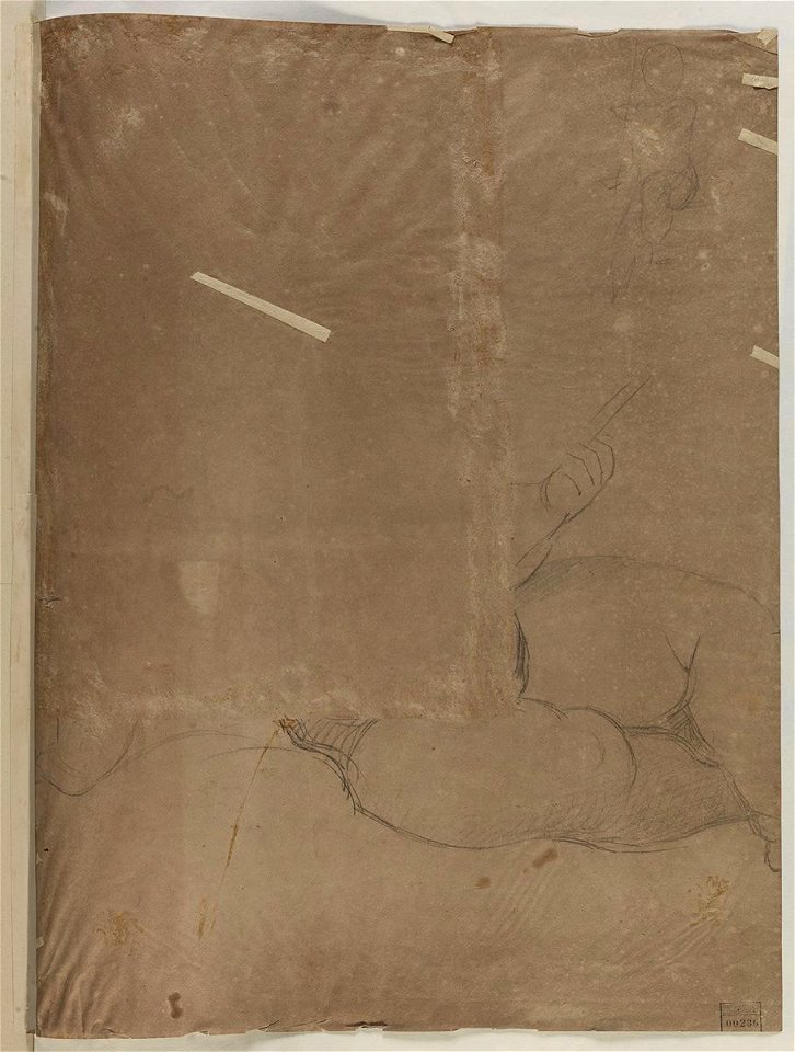 Ingres - Étude pour Louis XIII dans Le Vœu de Louis XIII, 236-02