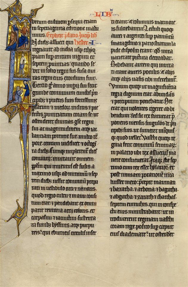 Initial I- Scenes from the Life of Esther - Google Art Project