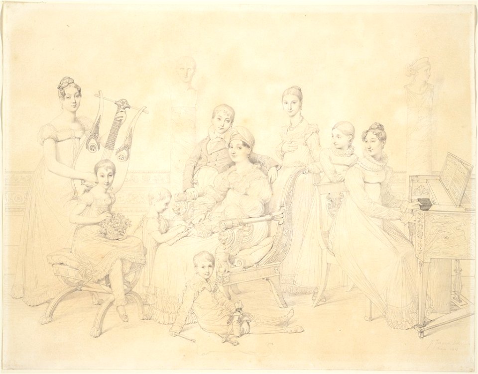 Ingres - Portrait of the Family of Lucien Bonaparte, 1943.837