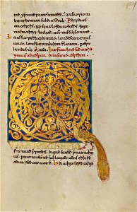 Inhabited Initial Q - Google Art Project