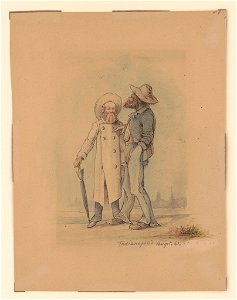Hans, the cook of Company A and Henry von Trebra, Indianapolis, August 1861 LCCN2017646857