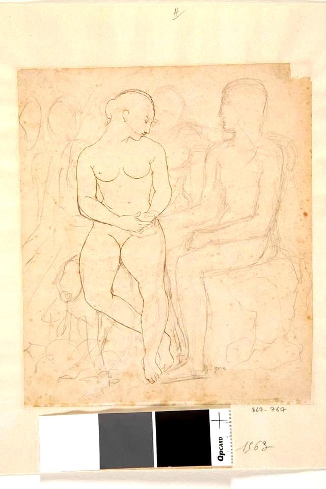 Ingres - MI.867.767, La Conversation galante