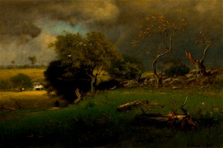 George Inness - The Storm (1885)