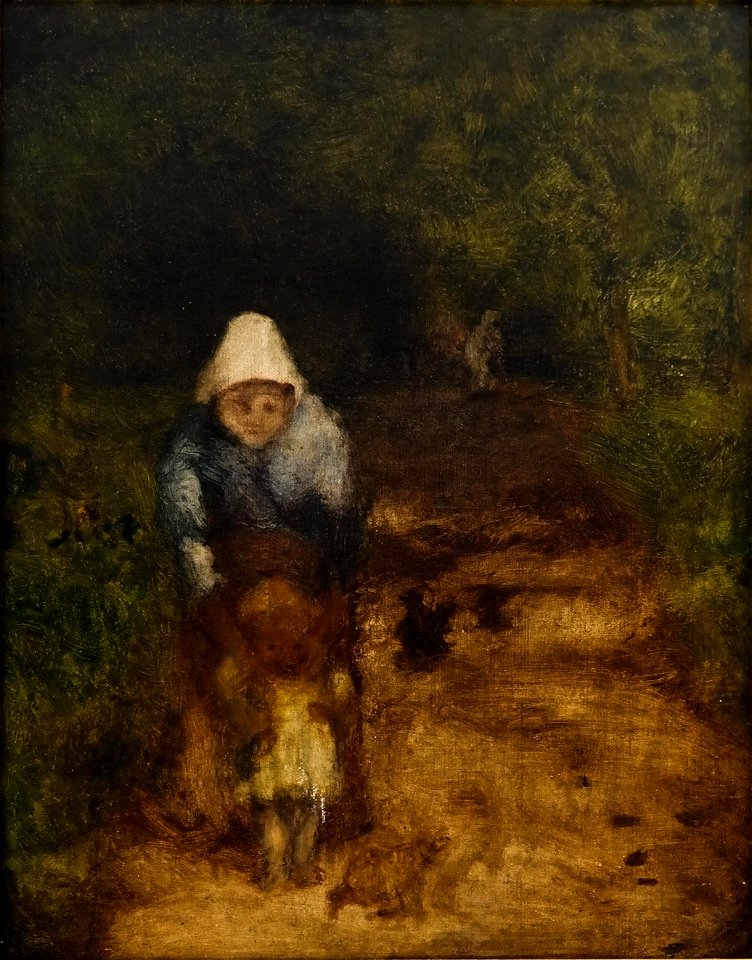 First Steps by George Inness, oil