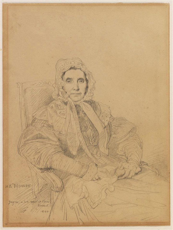 Ingres - Portrait de madame Hennet de Goutel, 246-03