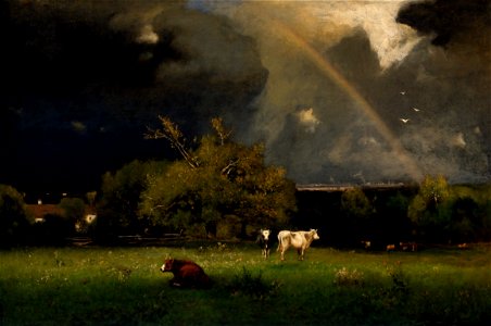 Inness, George - The Rainbow - Google Art Project. Free illustration for personal and commercial use.