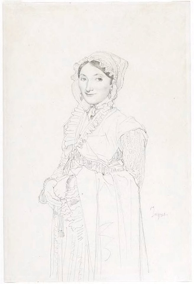 Ingres - Portrait of Madame Charles Hayard, 1965.298