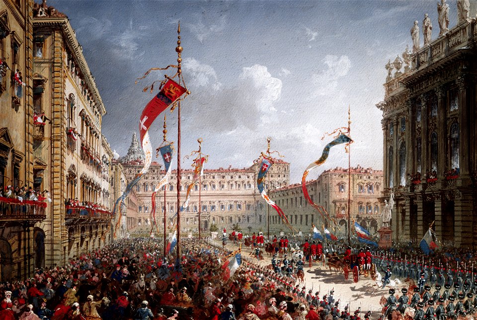 Ingresso di Vittorio Emanuele II a Torino
