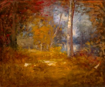 George Inness - Woodland Pool (1891)