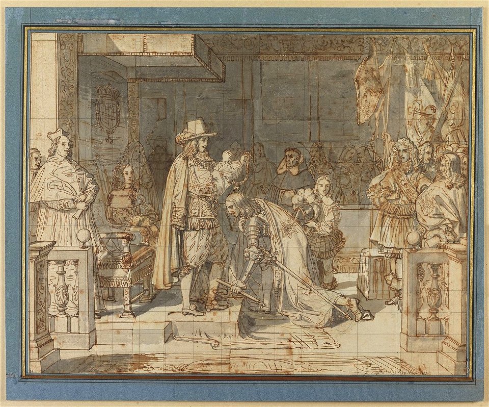 Ingres - Philippe V remettant la Toison d'or au maréchal de Berwick, 248-01