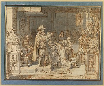 Ingres - Philippe V remettant la Toison d'or au maréchal de Berwick, 248-01