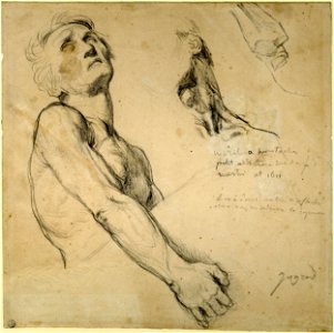 Ingres - Studies for the painting of the 'Martyrdom of St Symphorian' (1834) at the Cathedral, Autun, 1927,0518.4