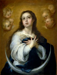 Inmaculada Concepción (Murillo, 1662). Free illustration for personal and commercial use.
