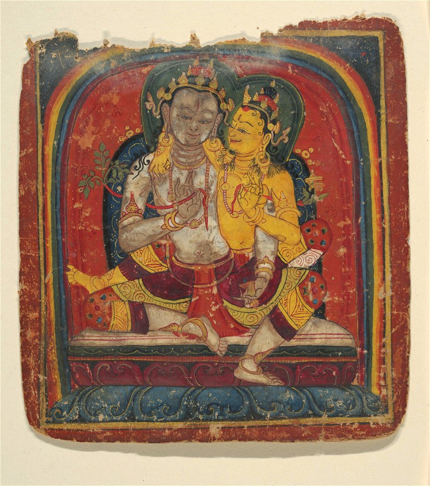 Initiation Card (Tsakalis), Maitreya. 13-14th century, Metmuseum