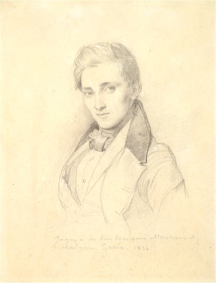 Ingres - Portrait of Etienne () Gonin, 1952.73