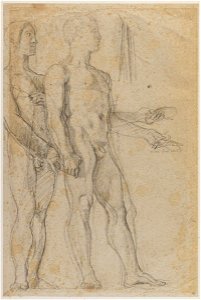 Ingres - Étude pour Apelle et Raphaël dans L'Apothéose d'Homère, 2239-03