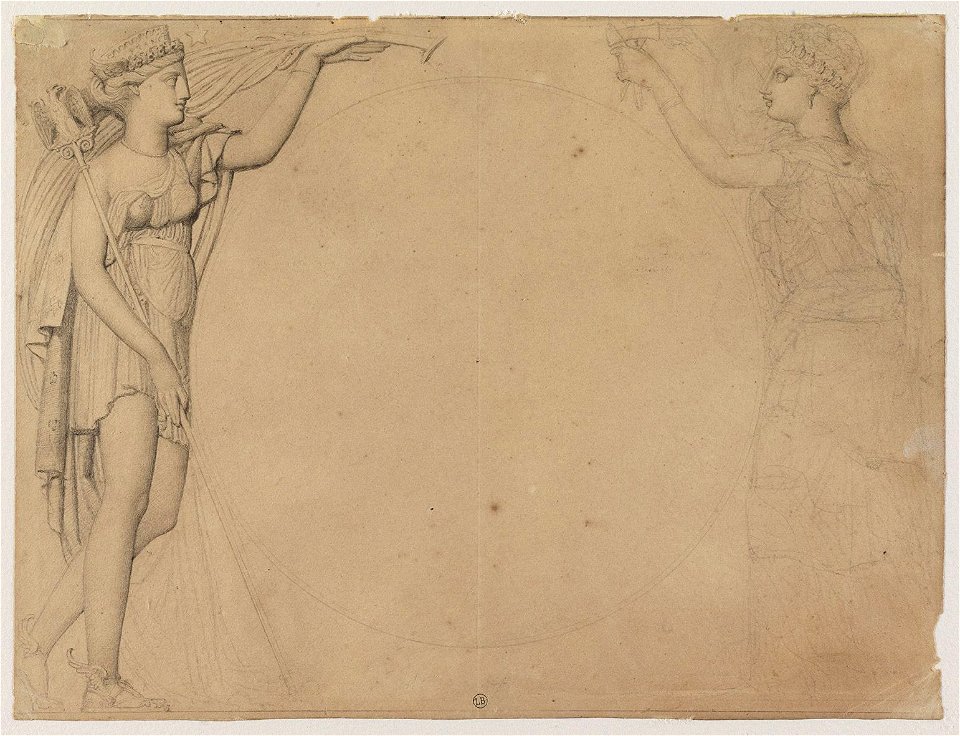 Ingres - Projet de décoration, 2266-03