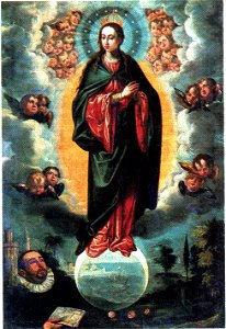 Inmaculada con Miguel del Cid, de Francisco Pacheco (Catedral de Sevilla)