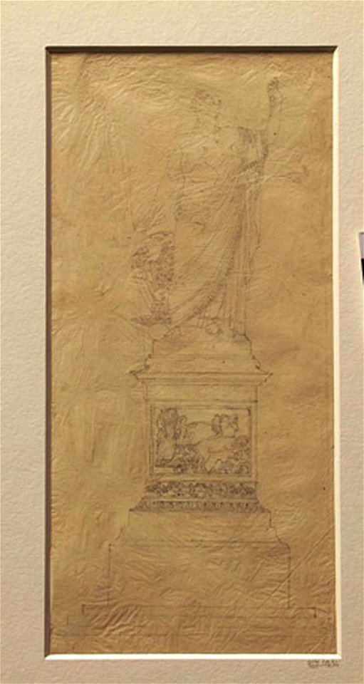Ingres - MI.867.4234, Statue de Napoléon Ier