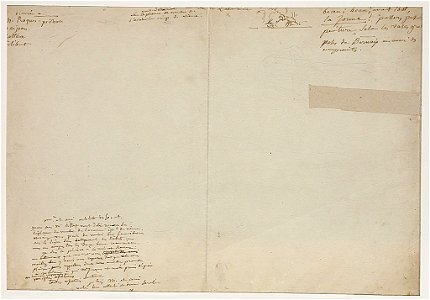 Ingres - Étude de figure debout (verso), NI-990-02