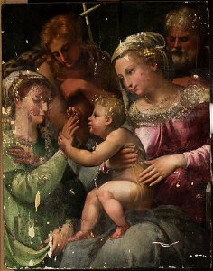 Innocenzo da Imola - Mystical marriage of St. Catherine - M.Ob.2161 MNW - National Museum in Warsaw