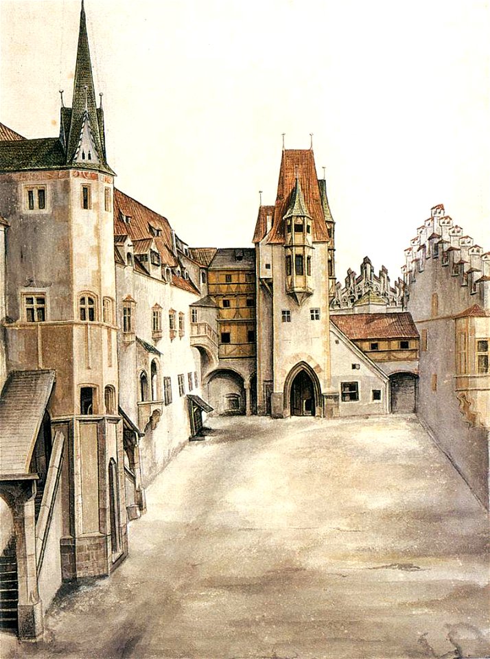 Innsbruck castle courtyard