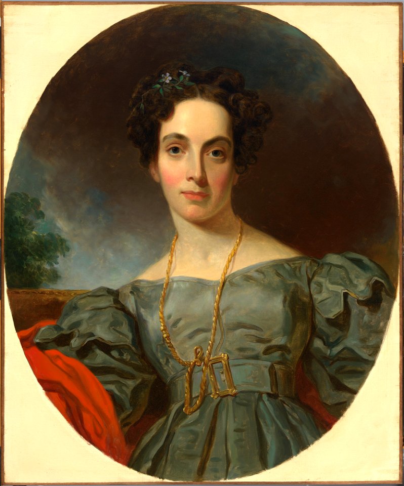 Henry Inman - Emma Embury - NPG.2016.23 - National Portrait Gallery