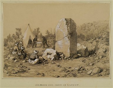 Inscribed monument at Xanthus - Fellows Charles Sir - 1847