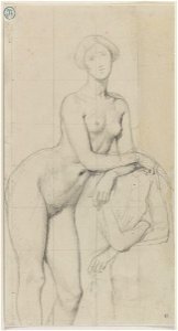Ingres - Étude pour le Portrait de la princesse Albert de Broglie, 2281-04