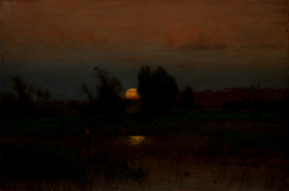 Moonrise by George Inness 1887