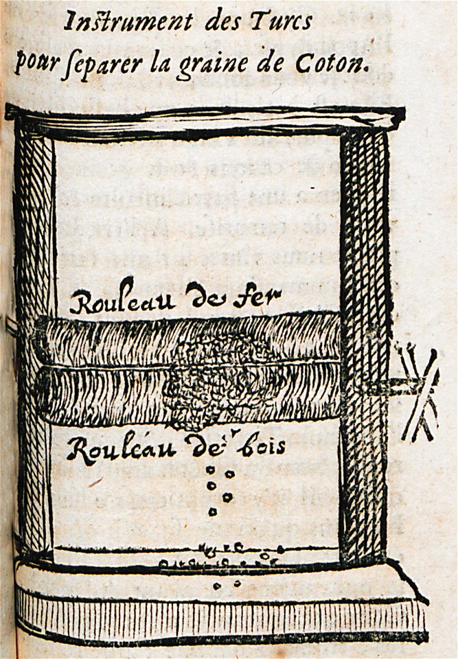 Instrument des Turcs pour separer la graine du coton - Spon Jacob - 1678