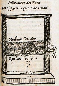 Instrument des Turcs pour separer la graine du coton - Spon Jacob - 1678