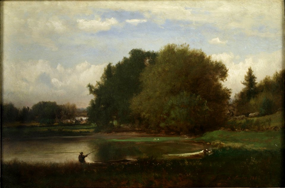 George Inness - Landscape (1860)