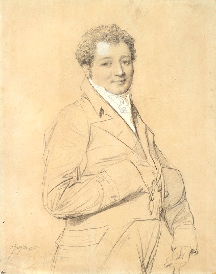 Ingres - Portrait of Marquis Allesandro d'Azzia, 1943.857