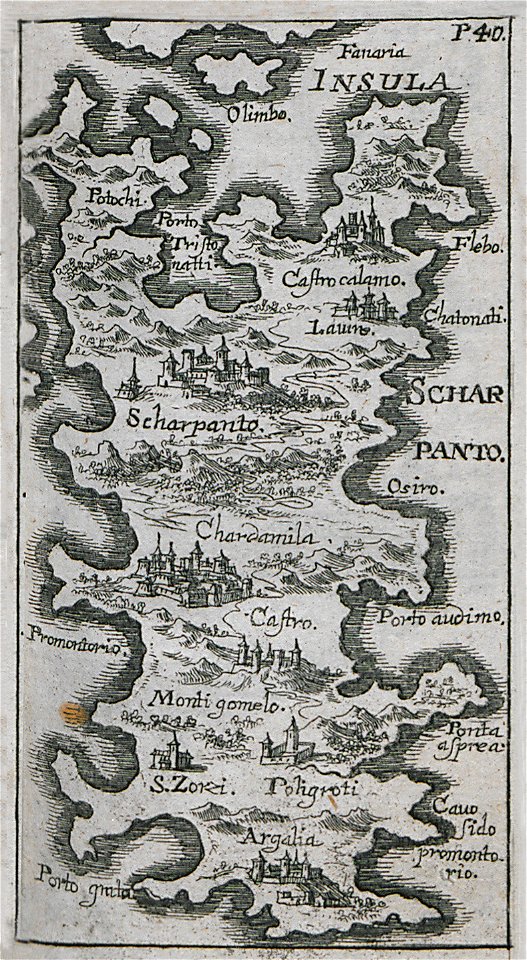 Insula Scarpanto - Sandrart Jacob Von - 1687