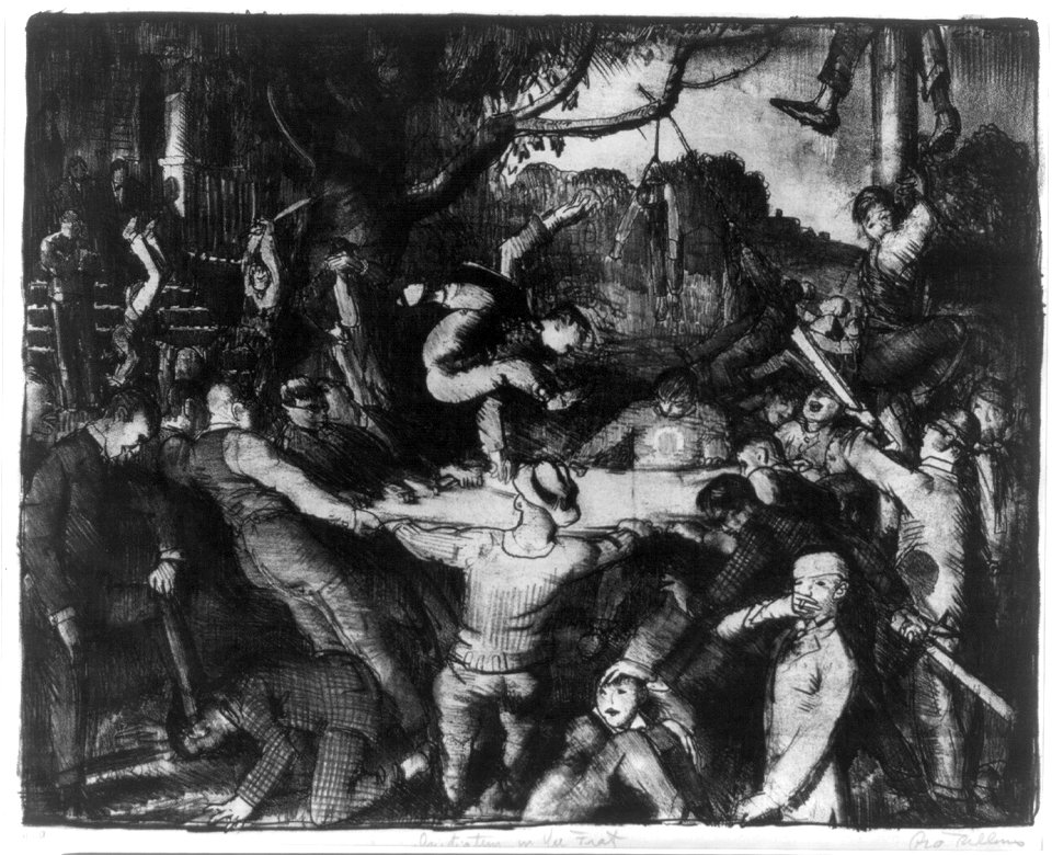 Initiation in the frat - Geo. Bellows. LCCN98503951