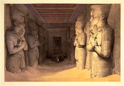 Inside the Temple of Aboo-symbol-David Roberts