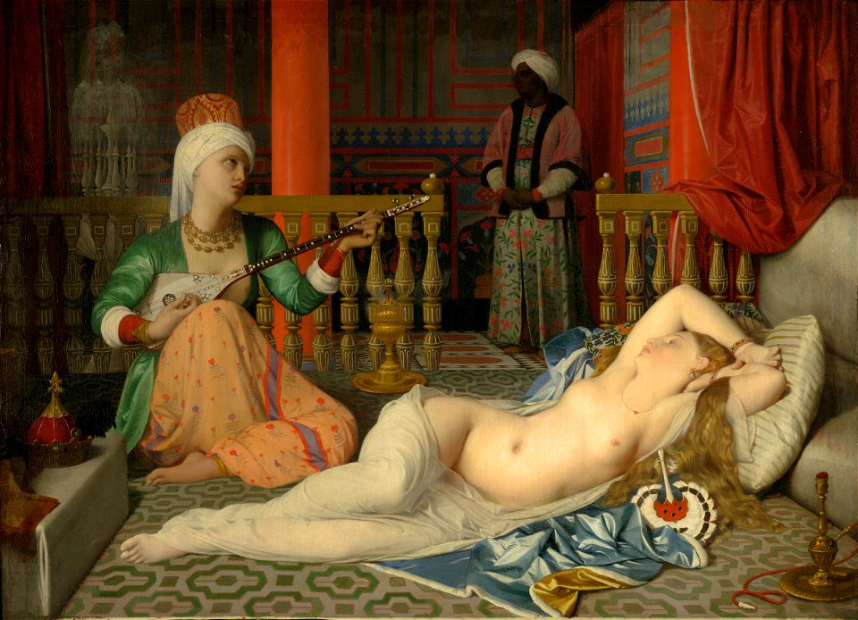 Ingres Odalisque esclave Fogg Art