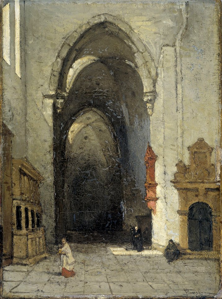 Interieur van de Domkerk te Trier Rijksmuseum SK-A-2700
