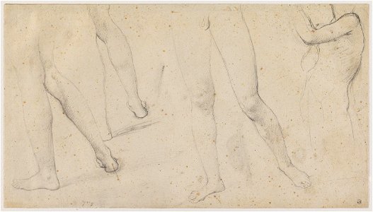 Ingres - Étude pour les écuyers de Romulus dans Romulus vainqueur d'Acron, 2226-03