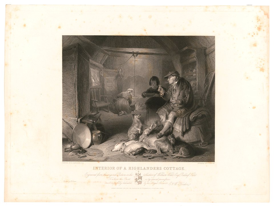 Interior of a Highlanders cottage LCCN2003681718