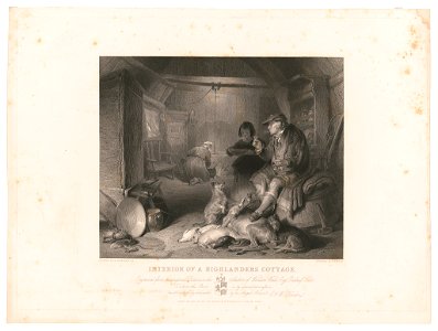 Interior of a Highlanders cottage LCCN2003681718
