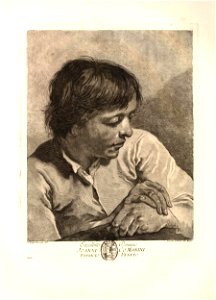 Innocente Alessandri - Head and shoulders of a youth with folded hands looking to the right. c.1760s, 1943,0709.80