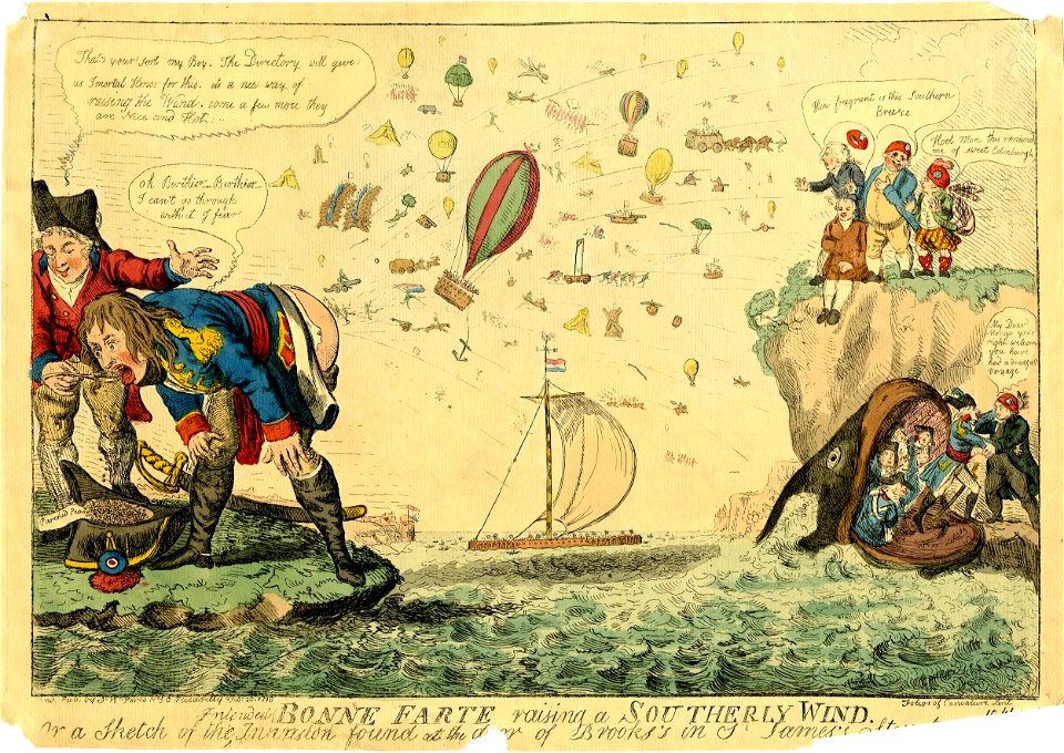 Intended bonne farte raising a southerly wind. (BM 1868,0808.6698)