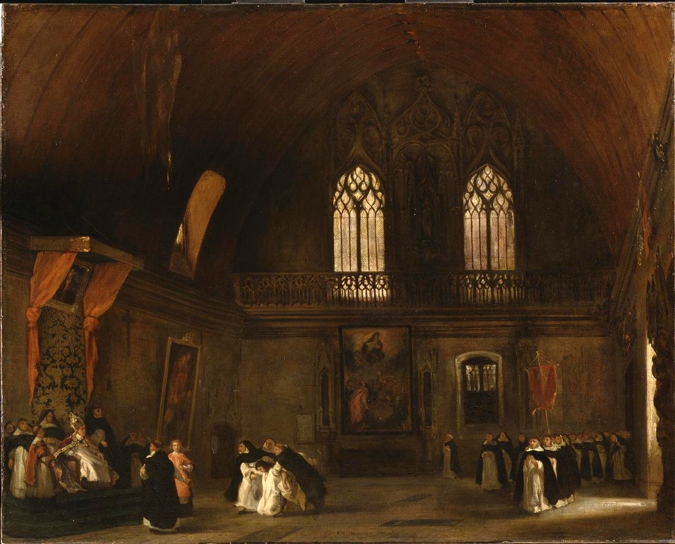 Interior of a Dominican Convent in Madrid