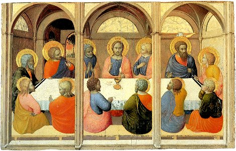 Institution-of-the-eucharist--Sassetta--Siena Pinacoteca