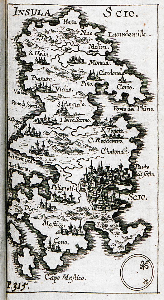 Insula Scio - Sandrart Jacob Von - 1687