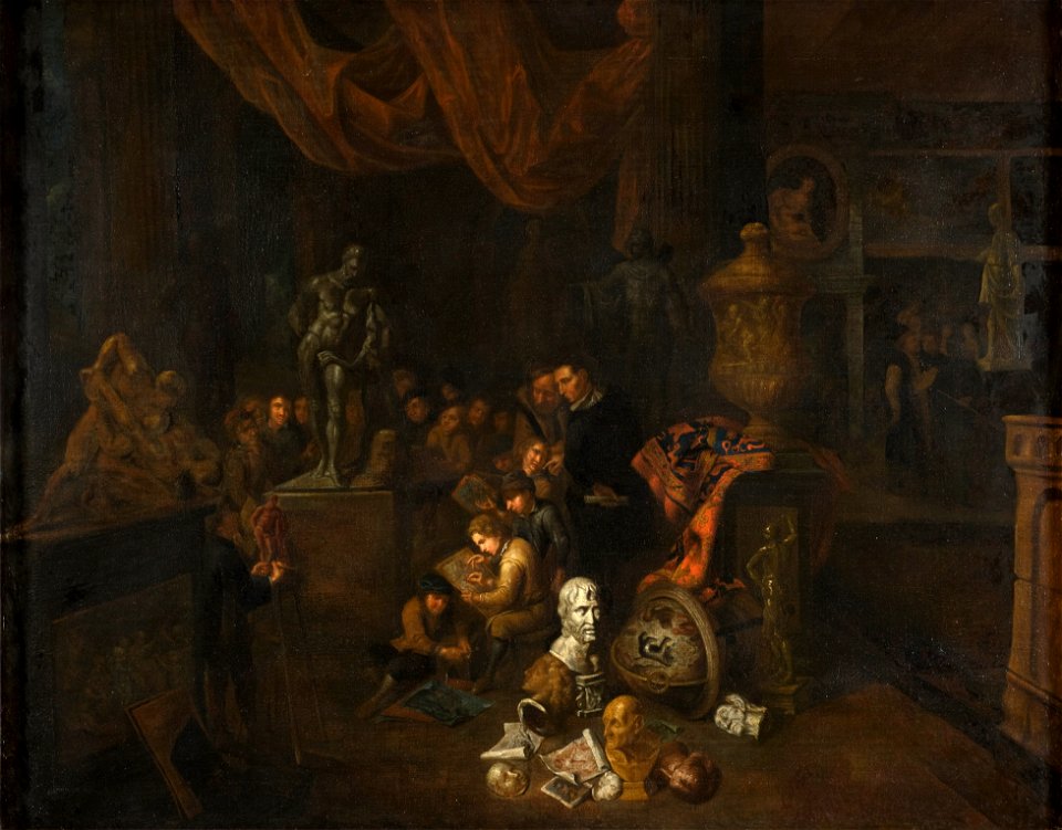 Interior of an Art School (Gerard Thomas) - Nationalmuseum - 22550