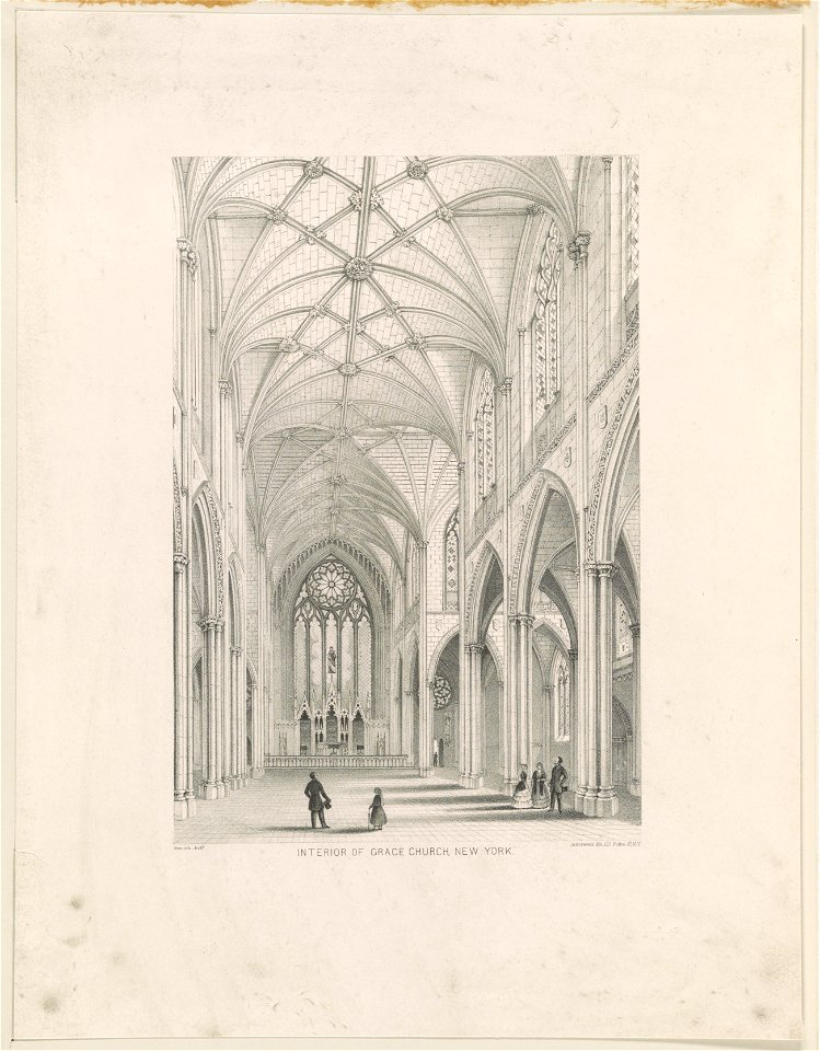 Interior of Grace Church, New York LCCN2003677812
