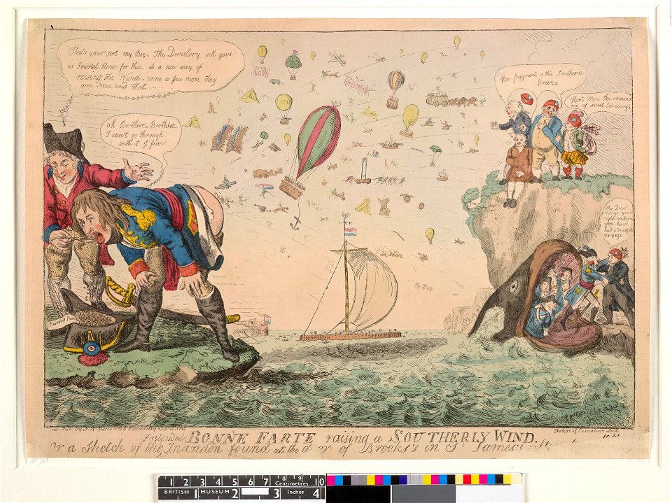 Intended bonne farte raising a southerly wind. (BM 1868,0808.6698 1)